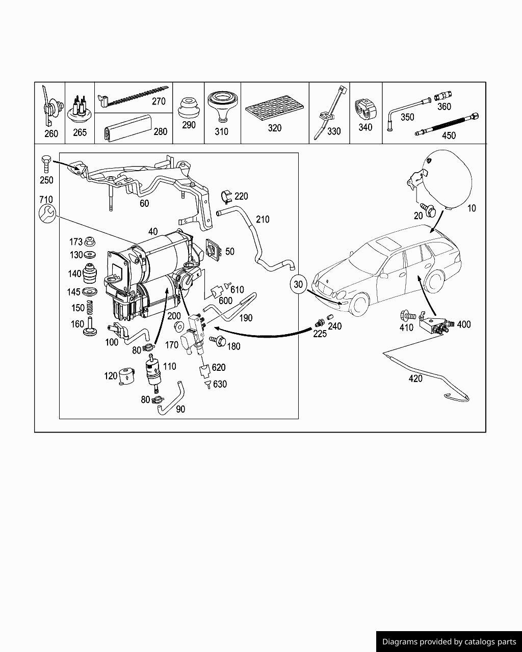 Car part diagram