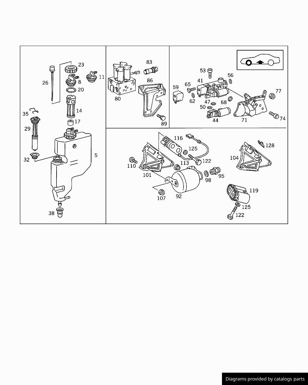 Car part diagram