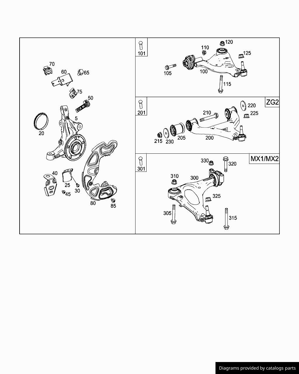 Car part diagram