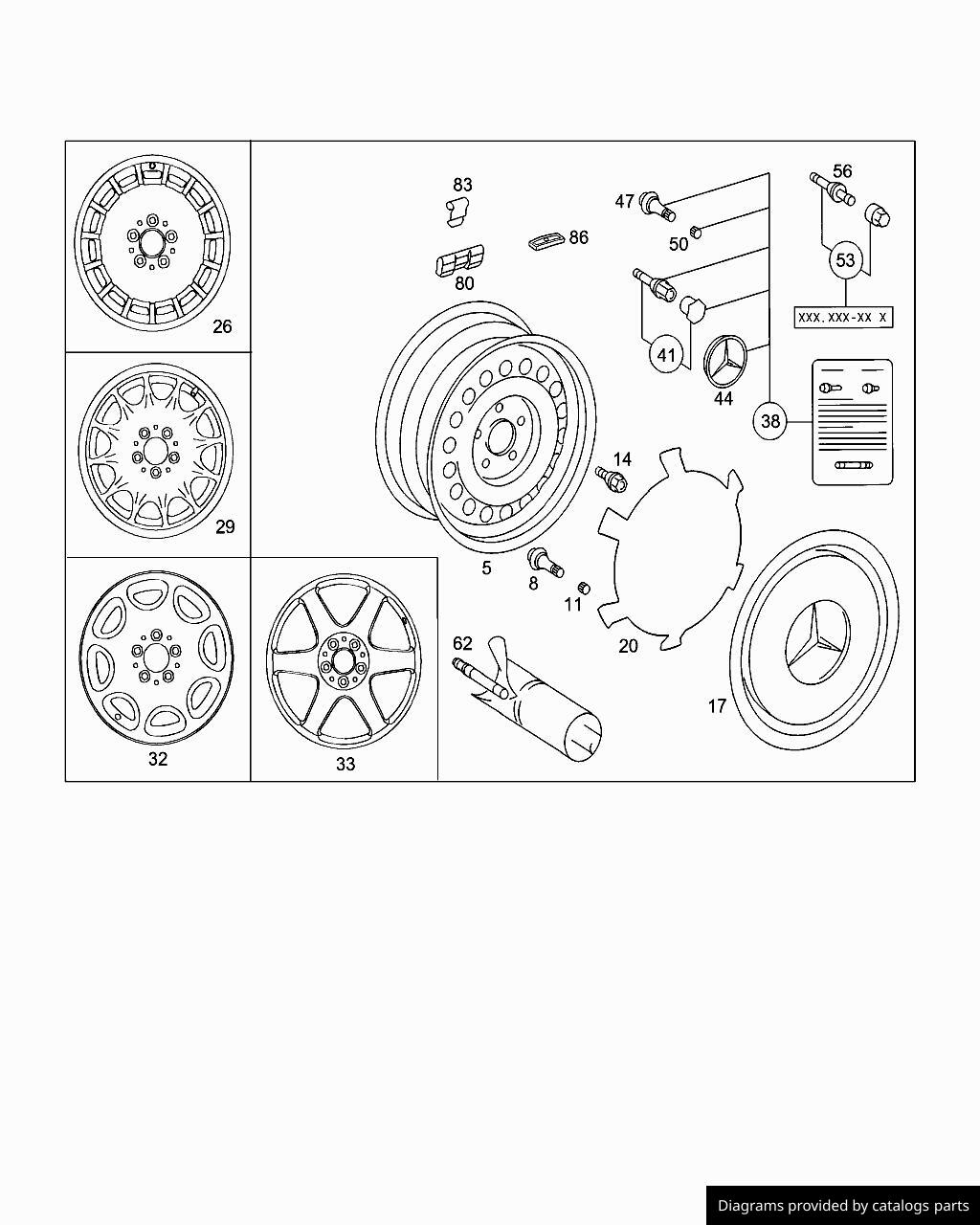 Car part diagram