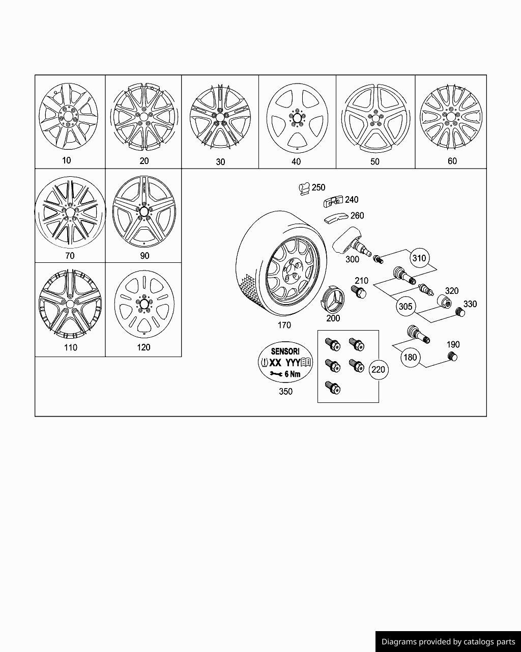 Car part diagram