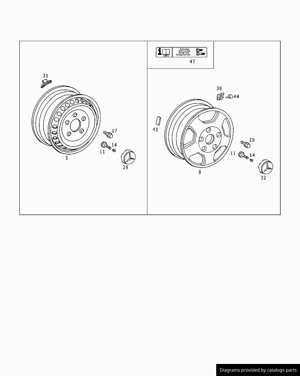 Car part diagram