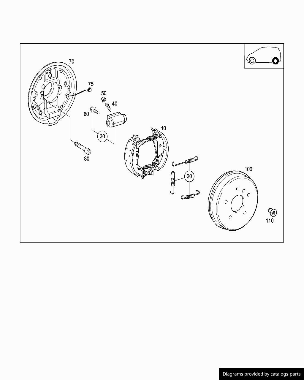 Car part diagram