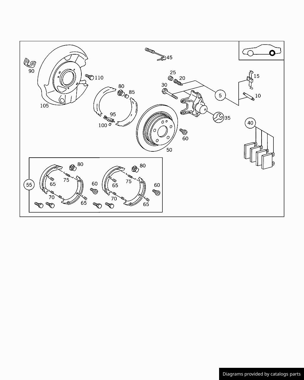 Car part diagram