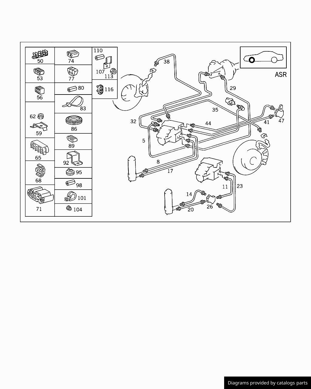 Car part diagram