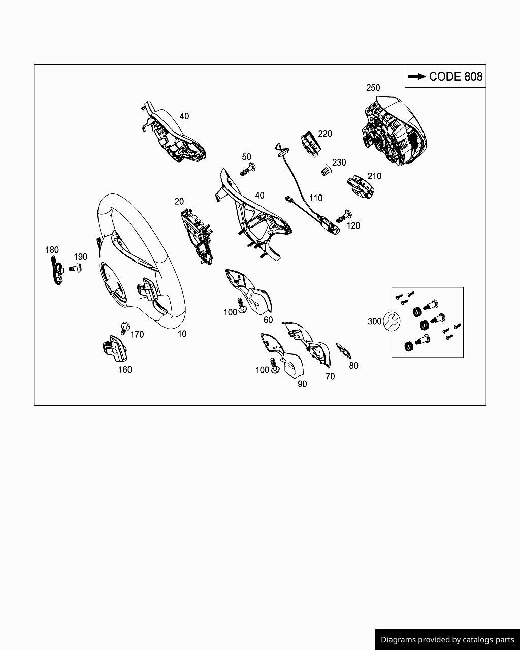 Car part diagram