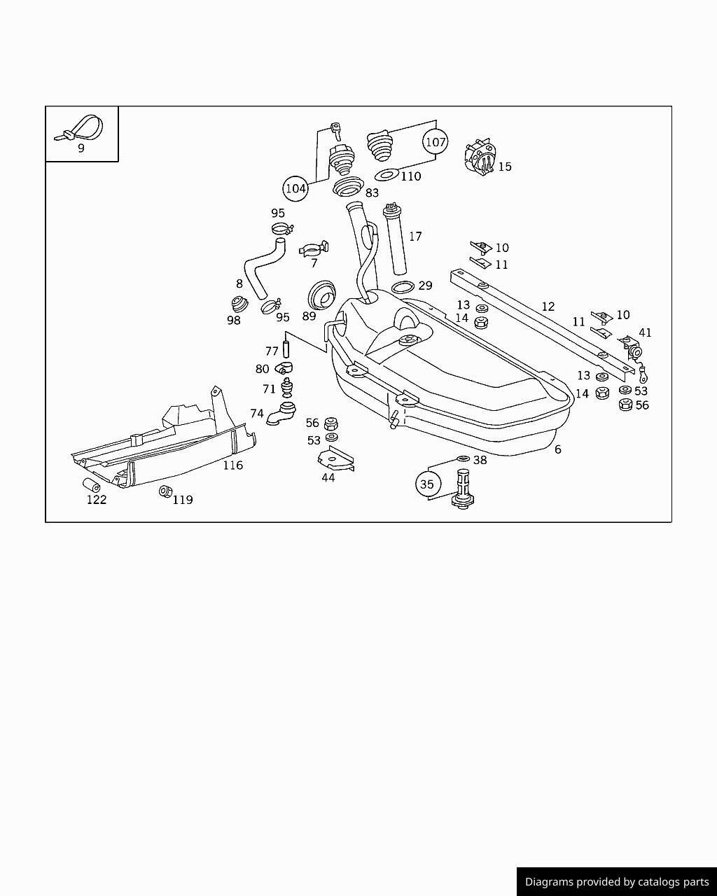 Car part diagram