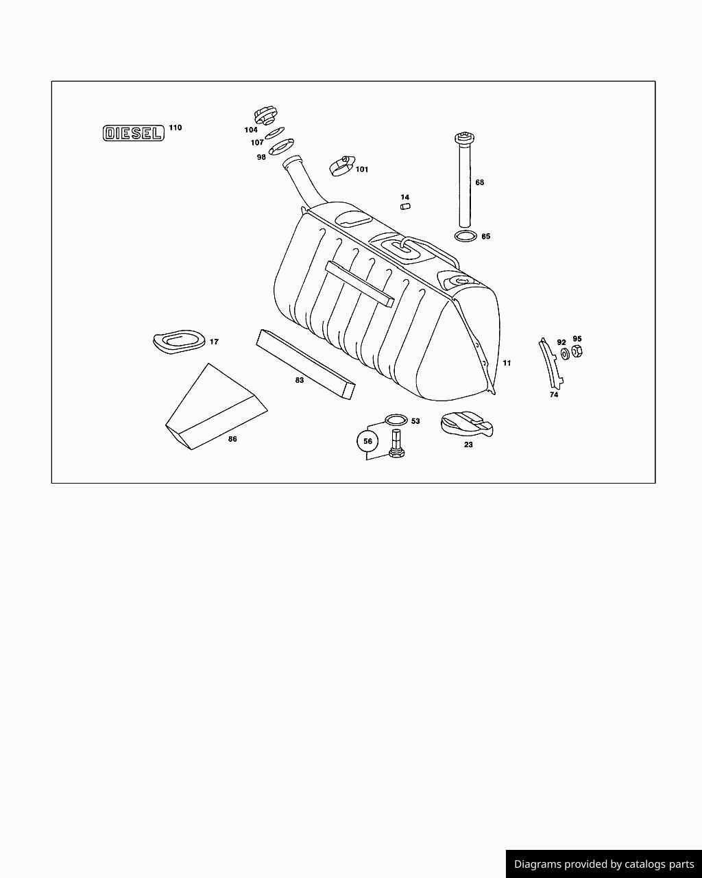 Car part diagram