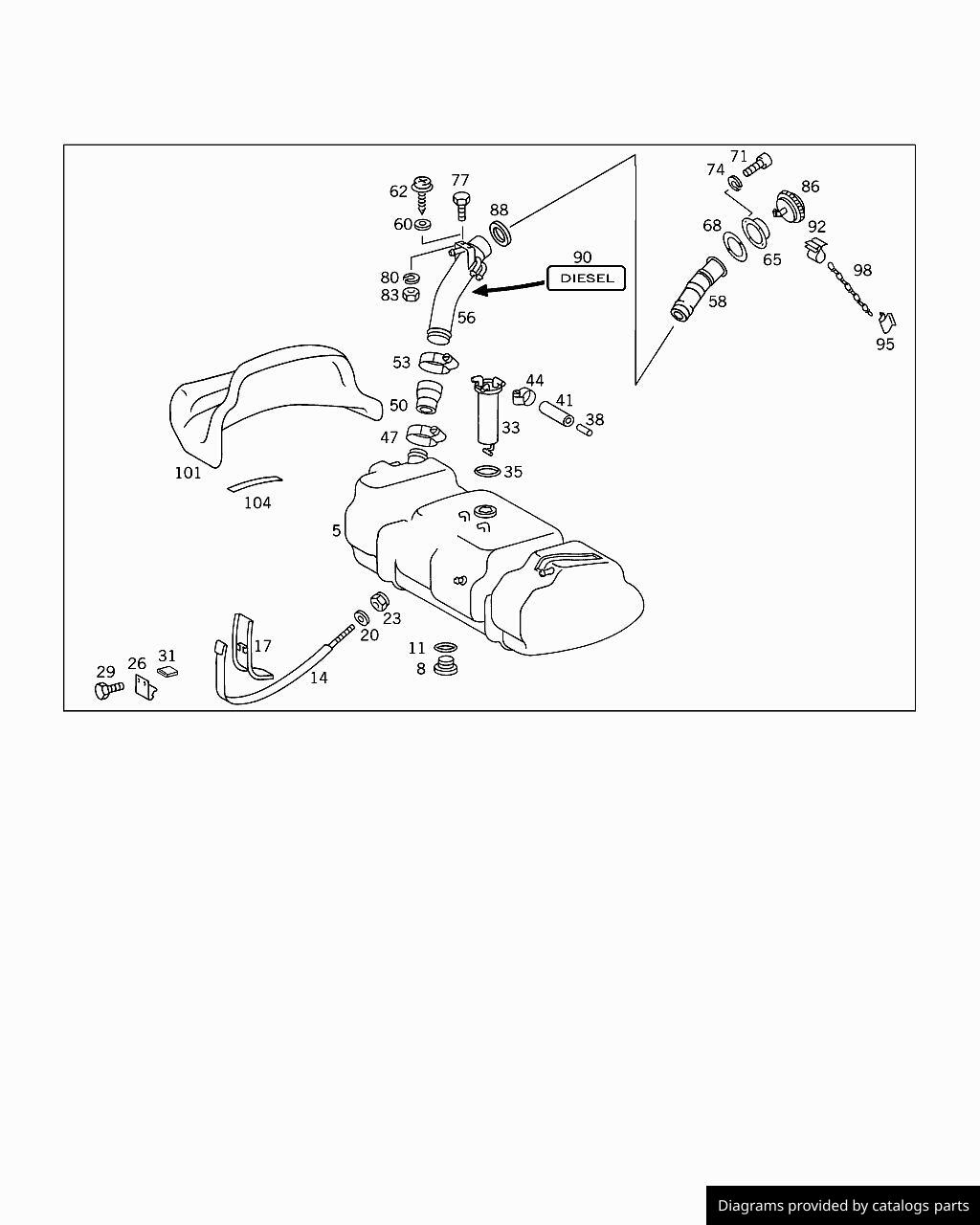 Car part diagram