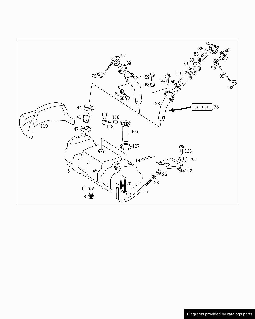Car part diagram