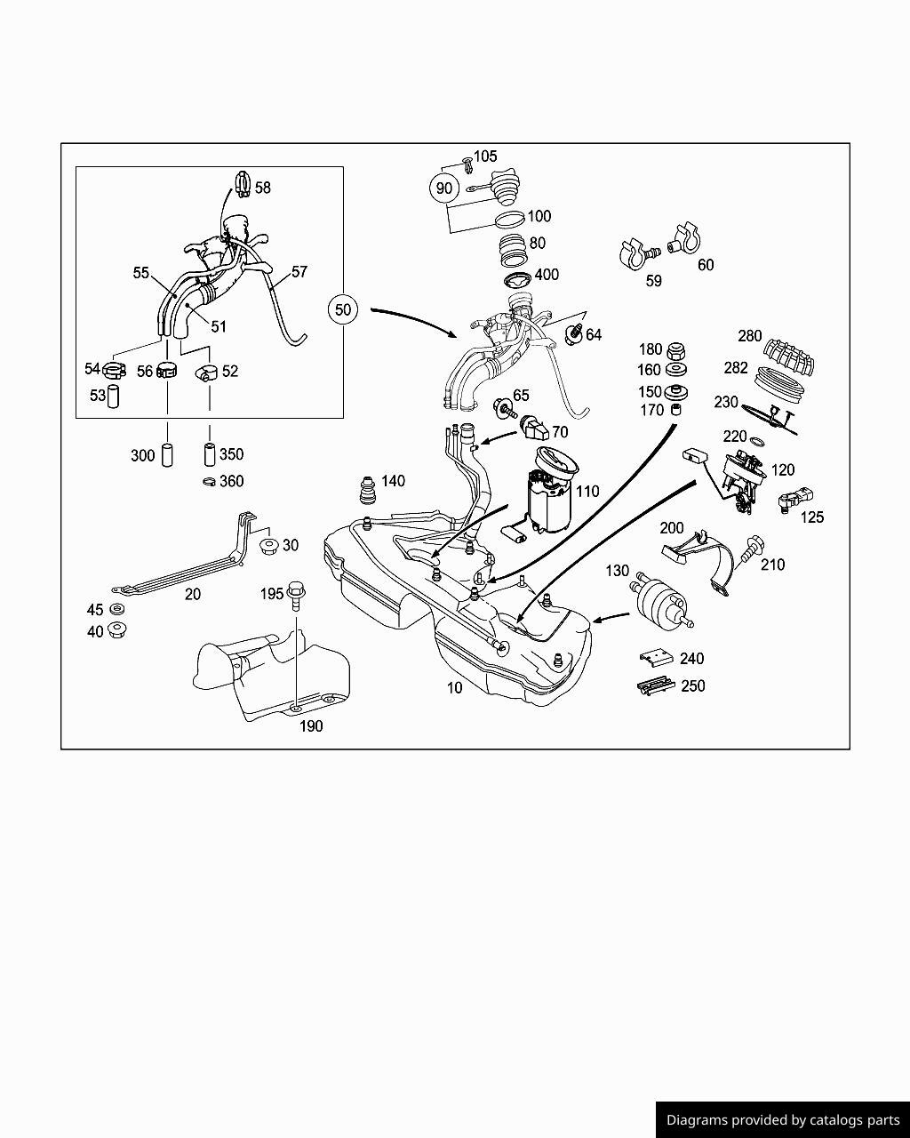 Car part diagram