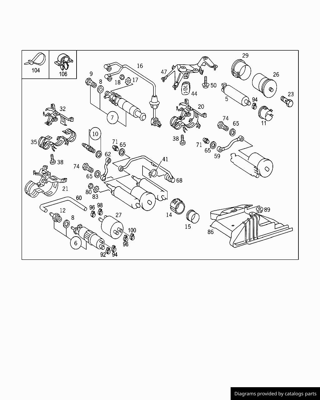 Car part diagram
