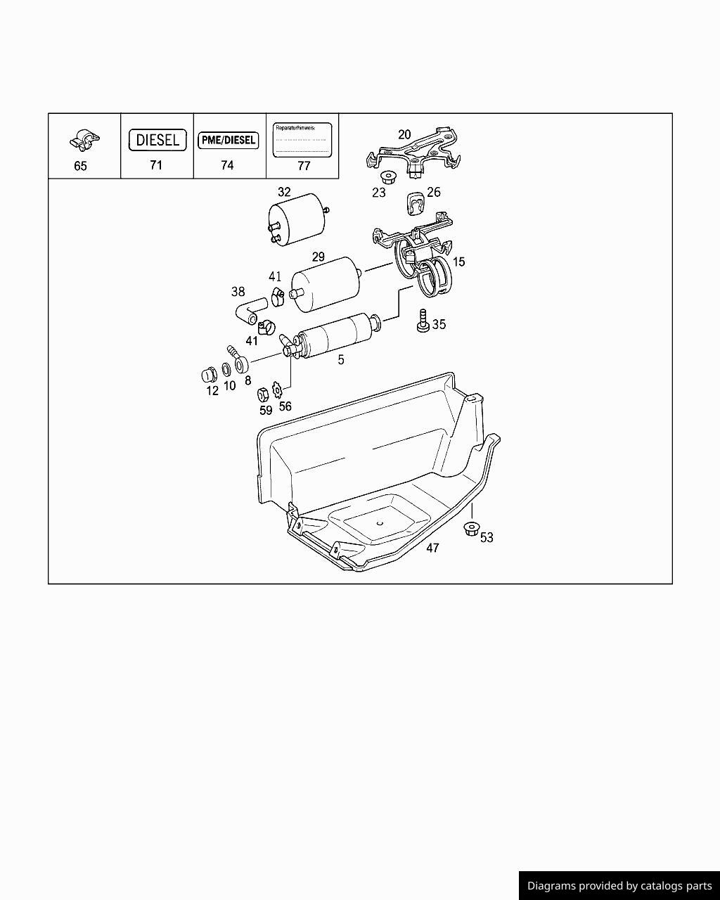 Car part diagram