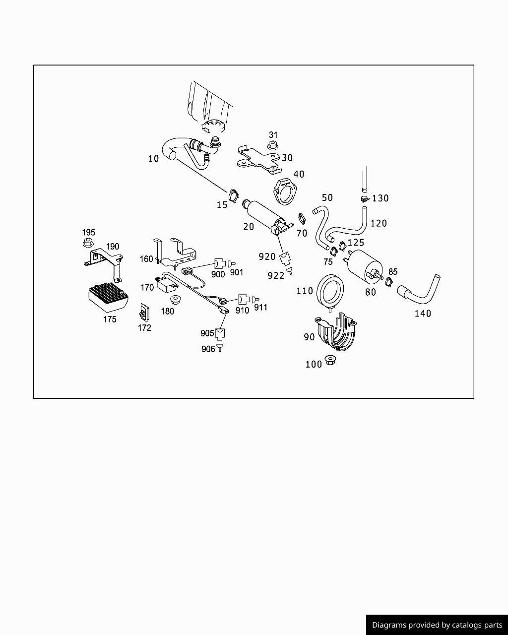 Mercedes Benz Bracket A2304781140 - LLLParts