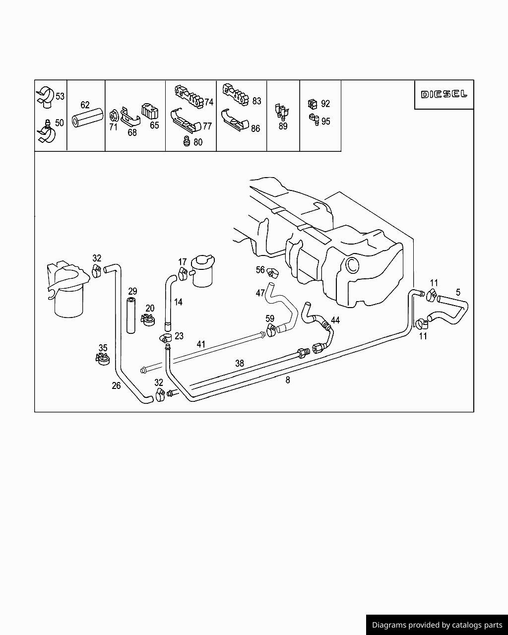 Car part diagram