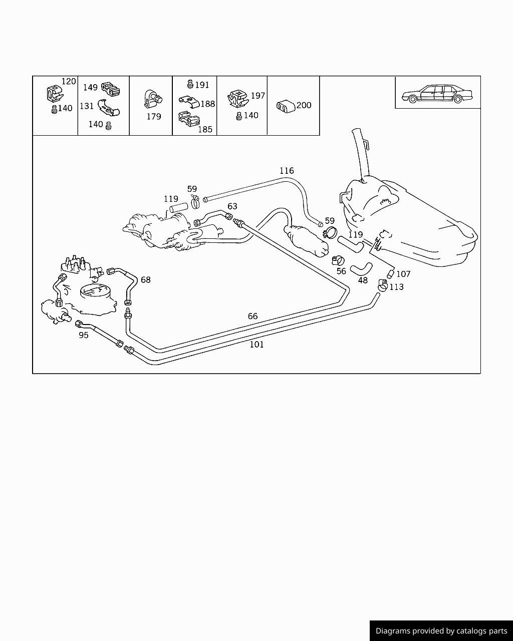 Car part diagram