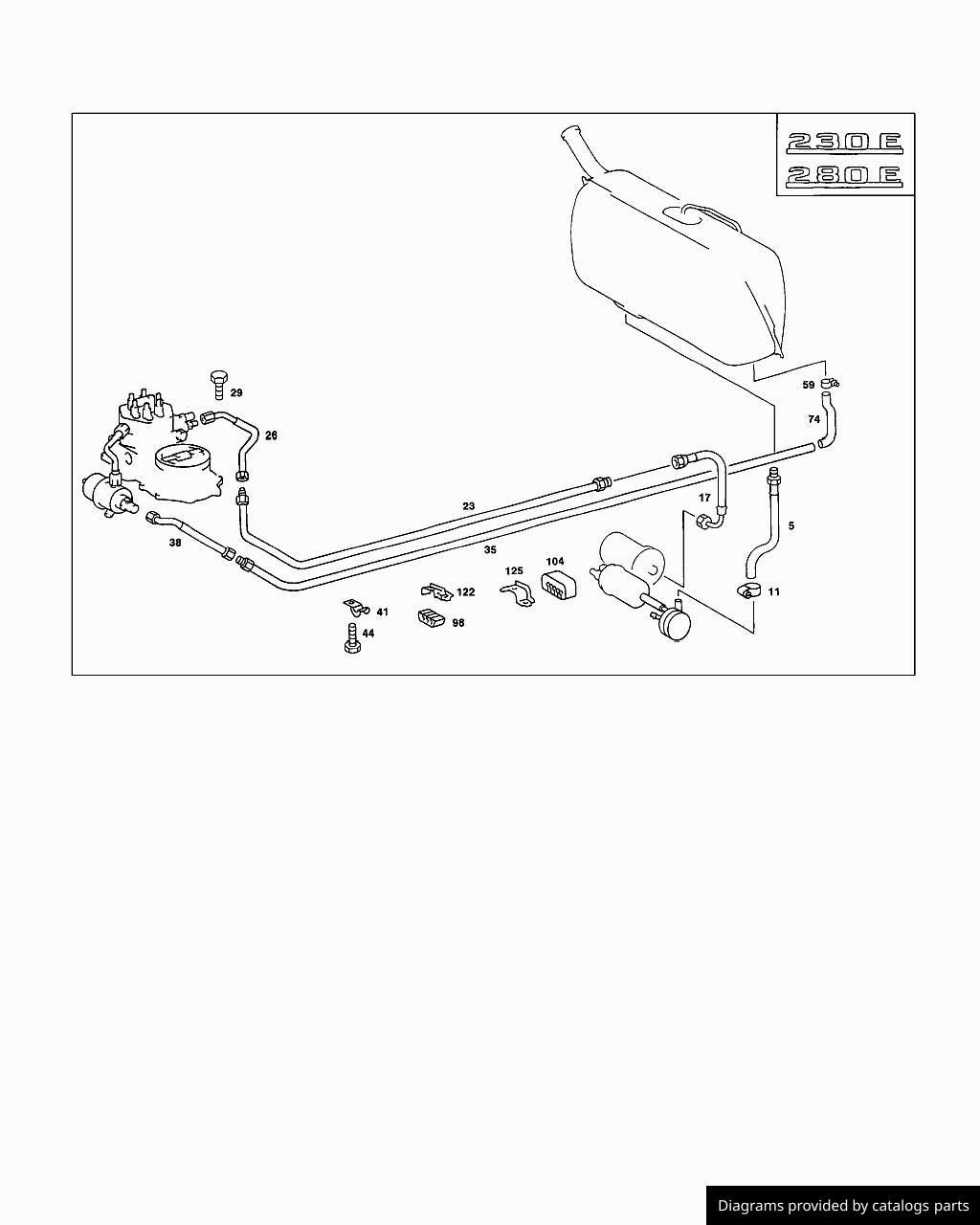 Car part diagram