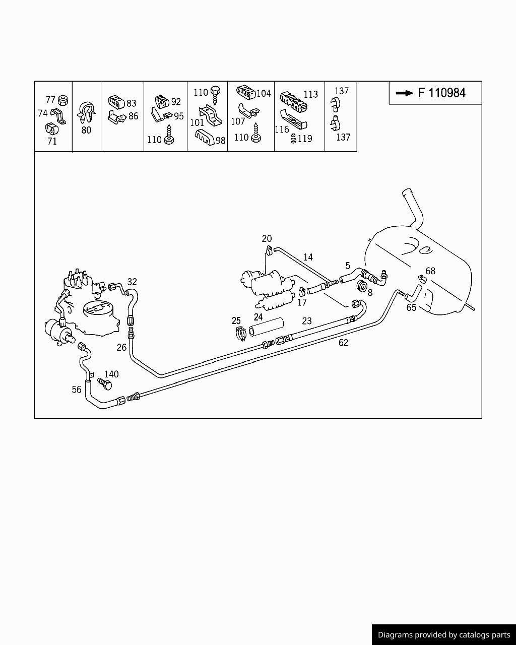 Car part diagram