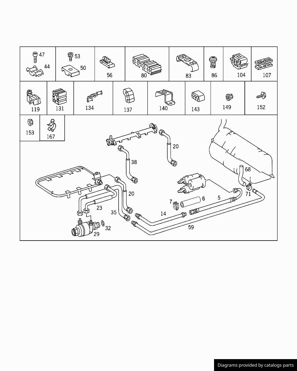 Car part diagram