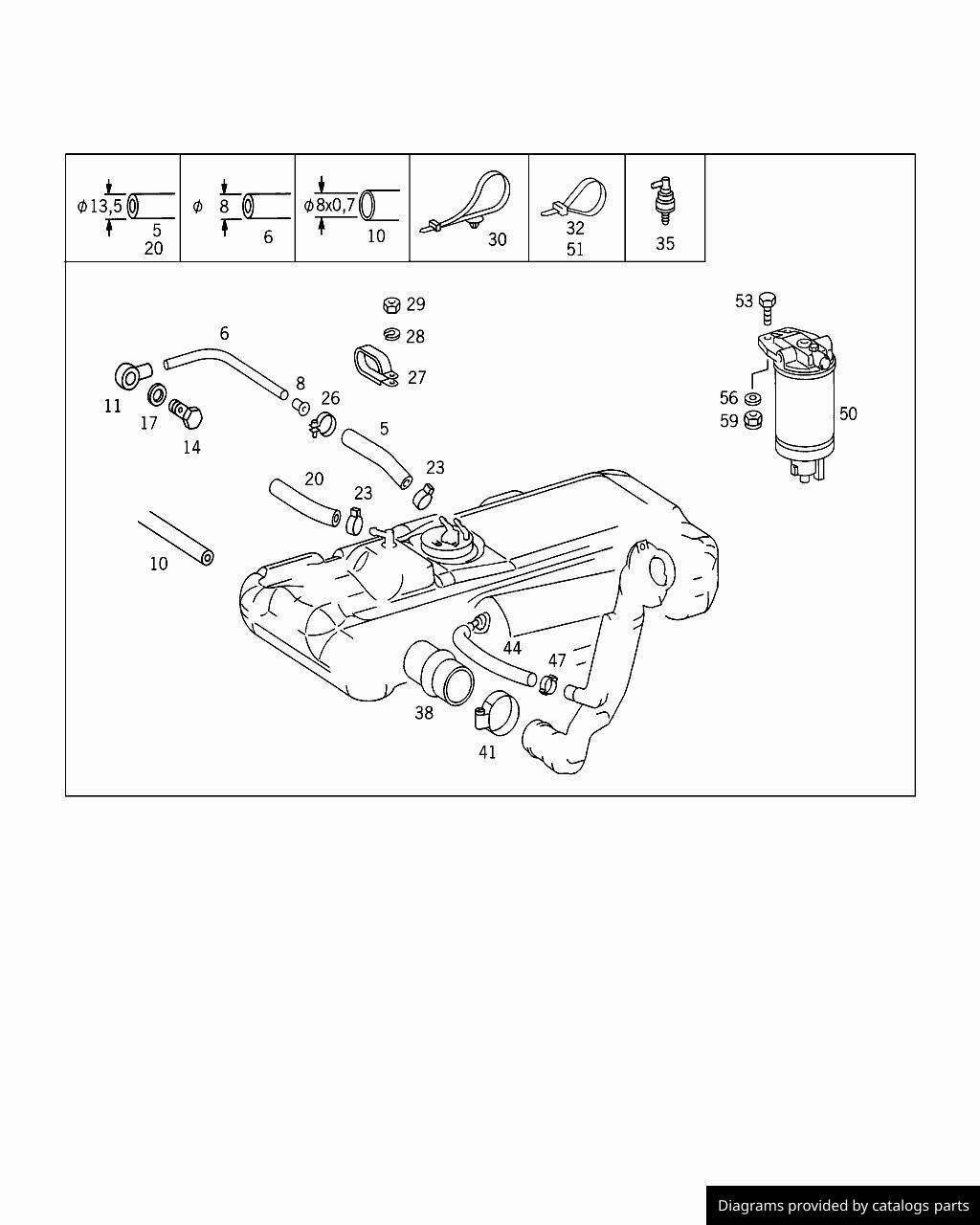 Car part diagram