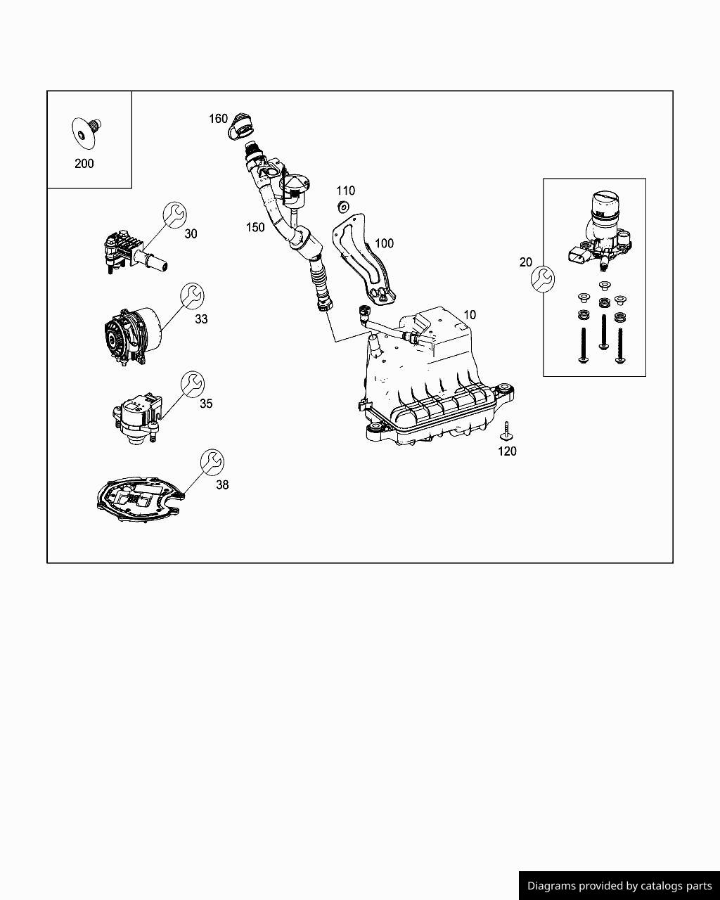 Car part diagram