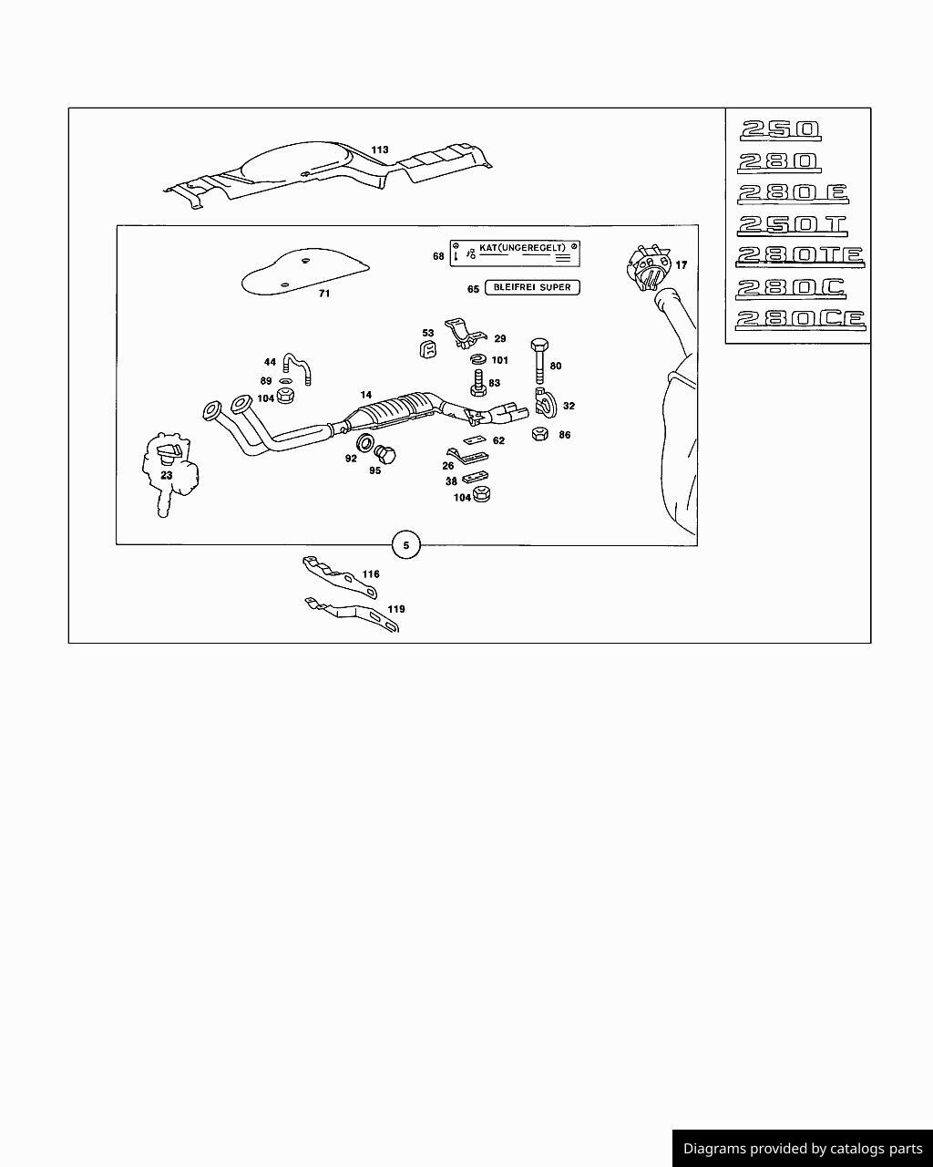 Car part diagram