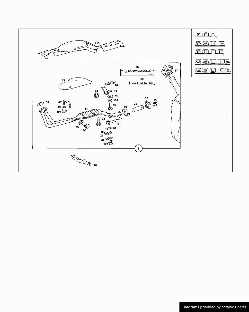 Car part diagram