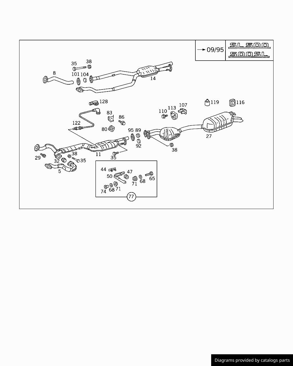 Car part diagram