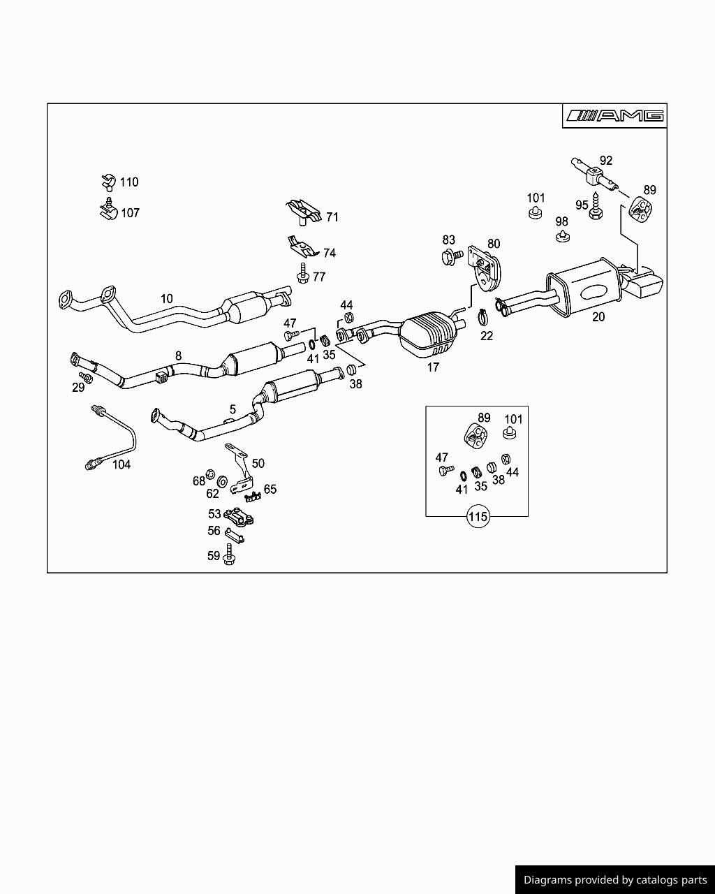 Car part diagram