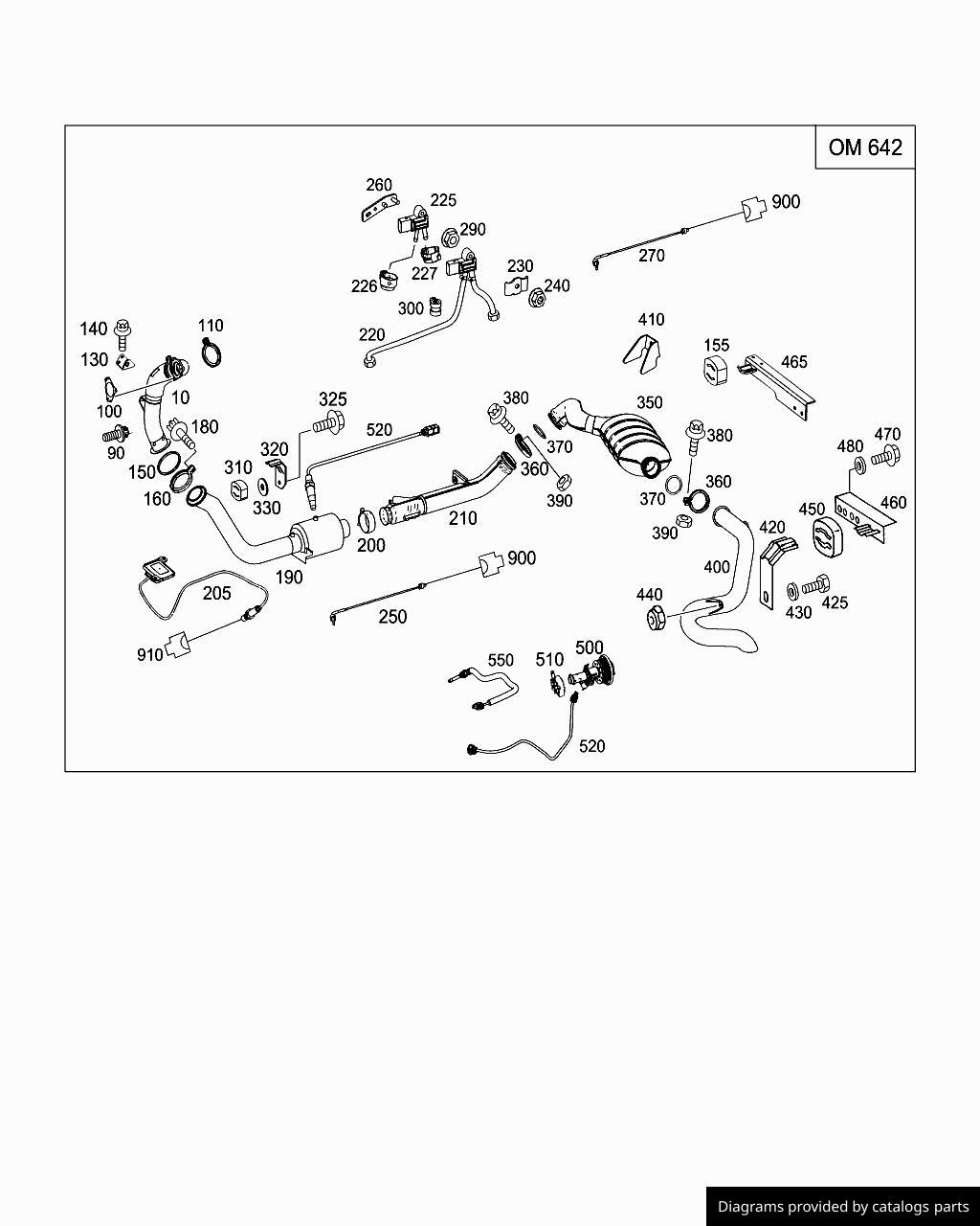 Mercedes Benz Scr Catalytic Converter A4634908501 - LLLParts