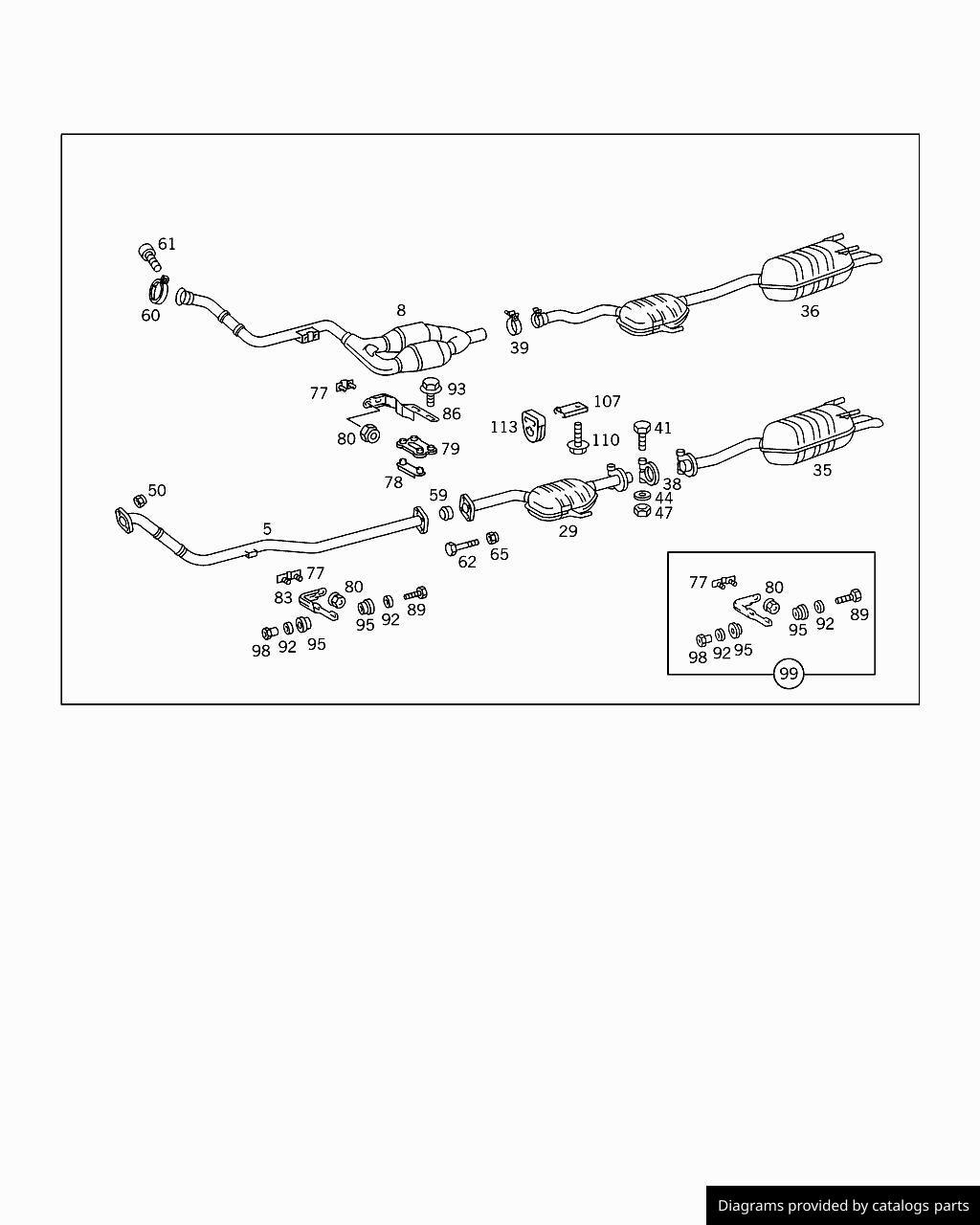 Car part diagram