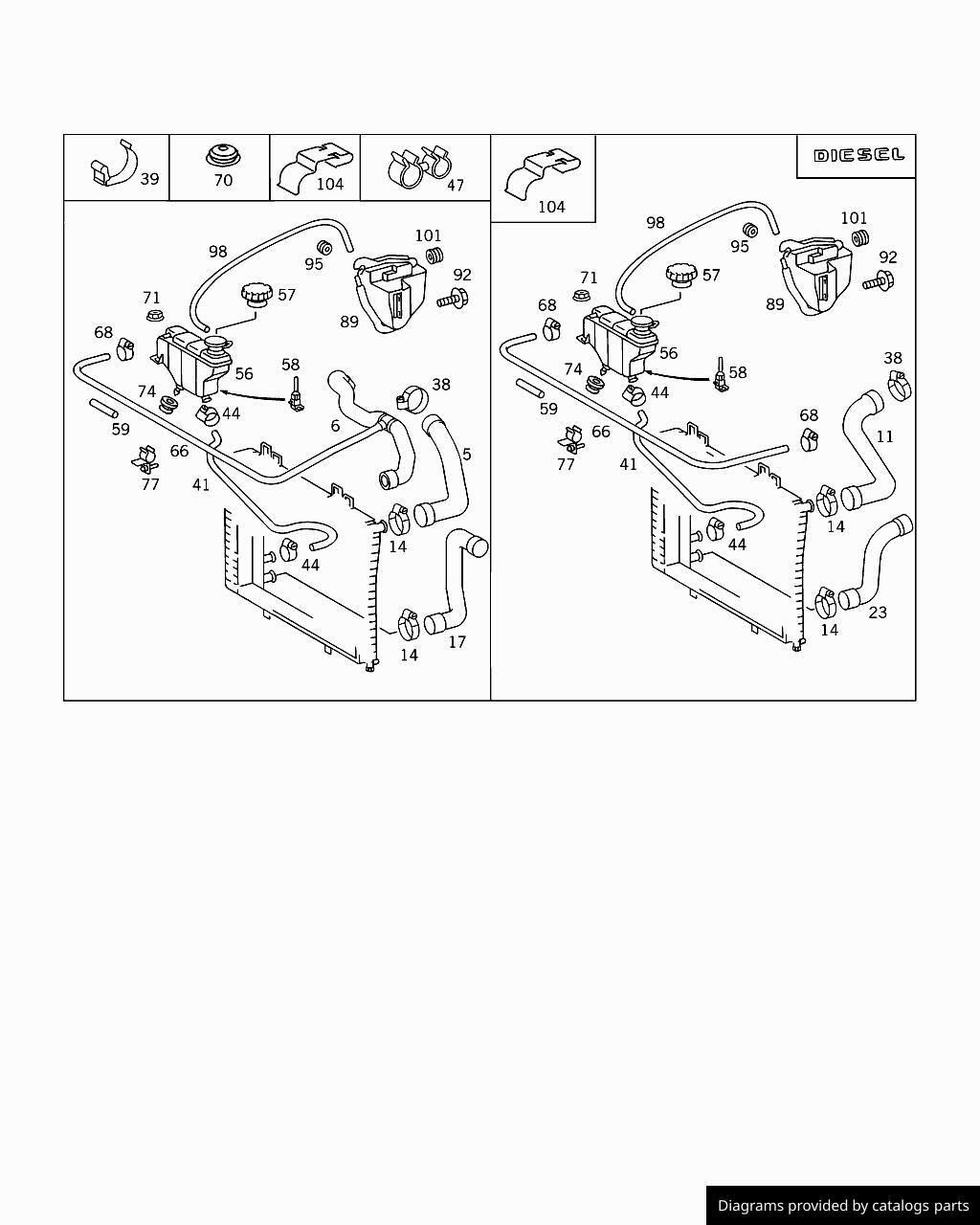 Car part diagram
