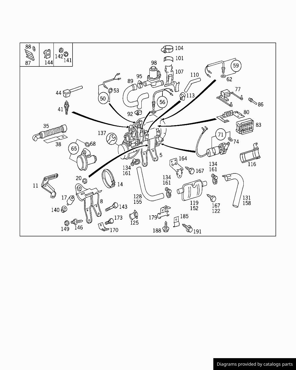 Car part diagram