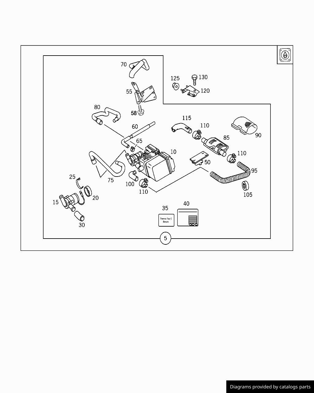 Car part diagram