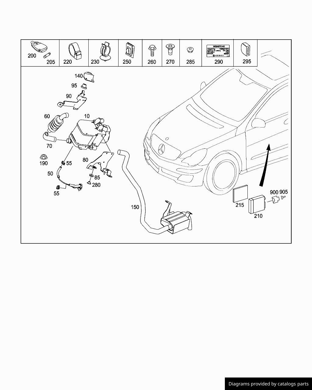 Car part diagram