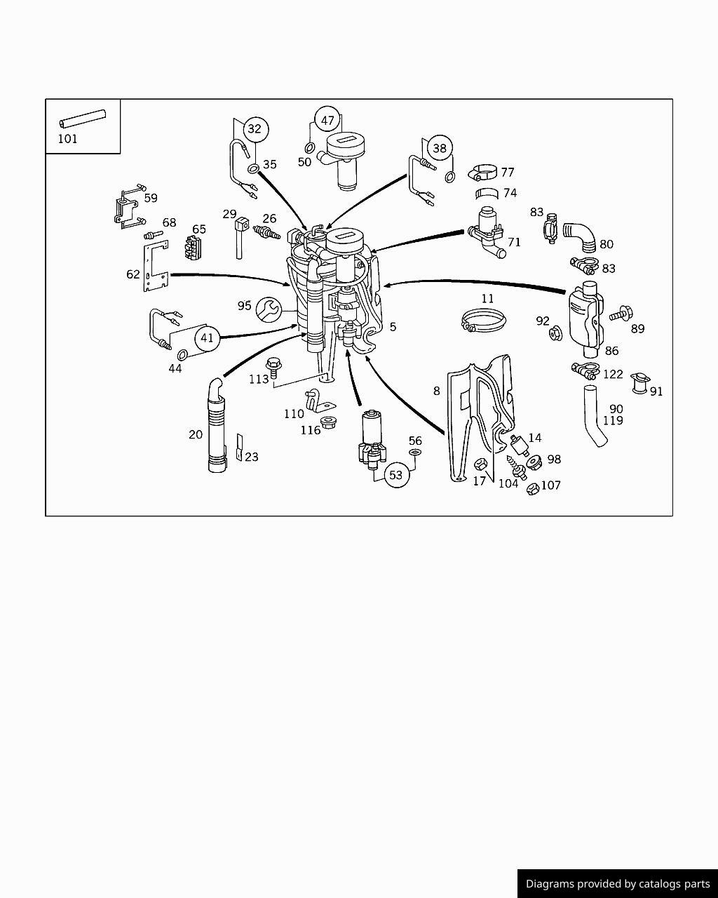 Car part diagram