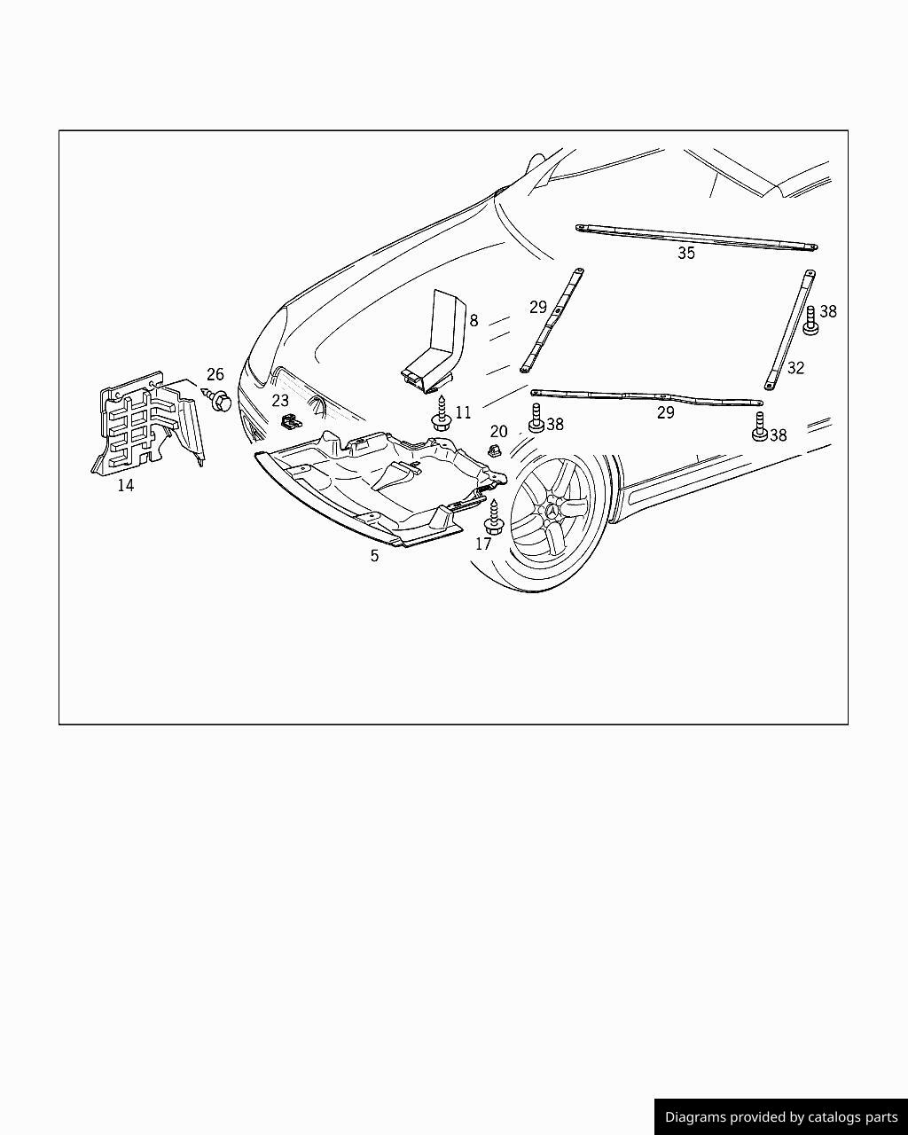 Car part diagram