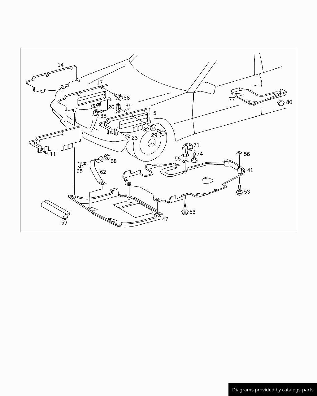 Car part diagram