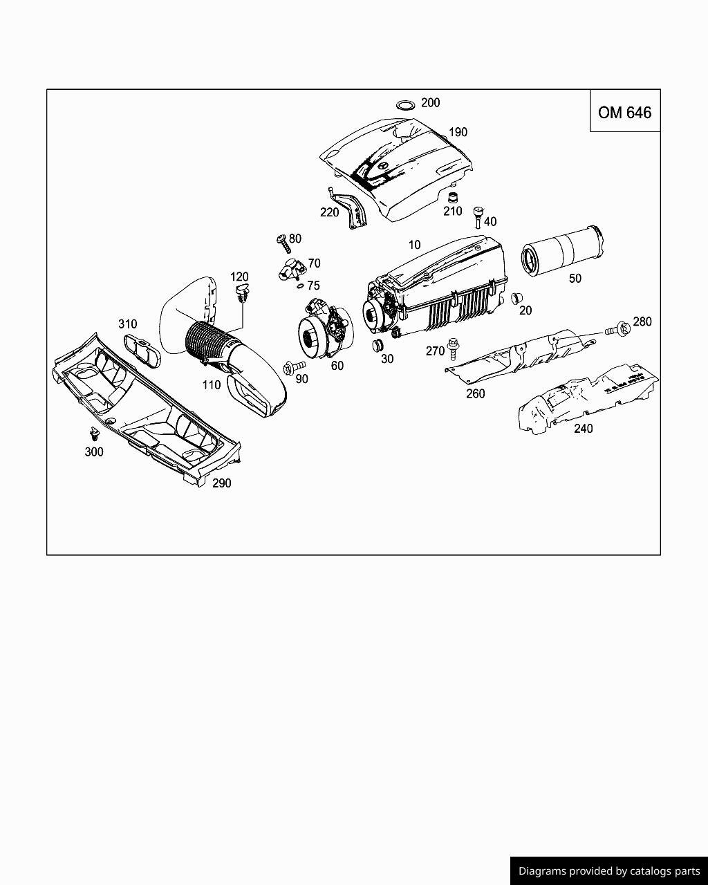 Mercedes Benz Air Intake Hose Genuine Mercedes Benz A6460900182 Lllparts Mercedes Benz Air Intake Hose Genuine Mercedes Benz A6460900182 Lllparts