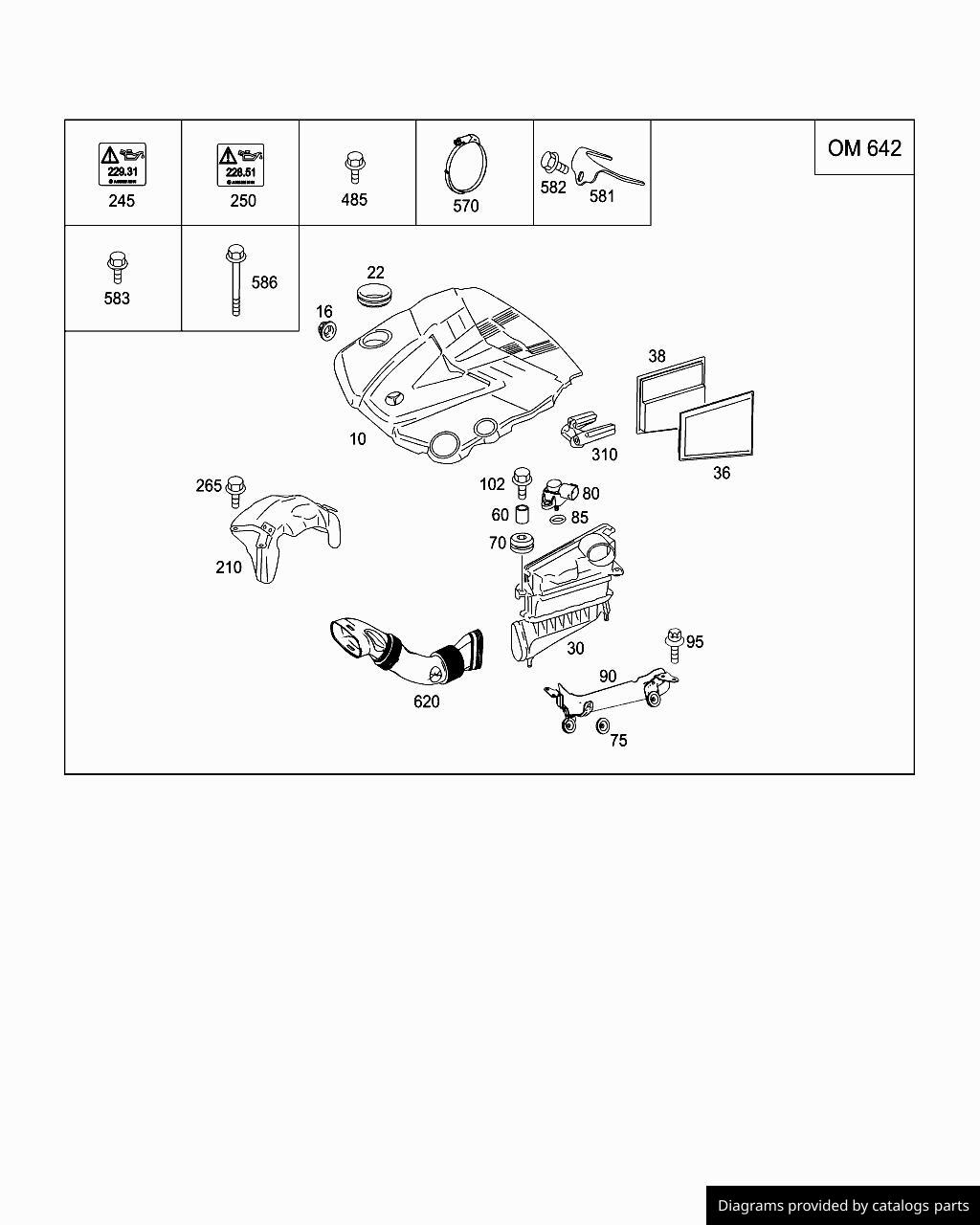Car part diagram