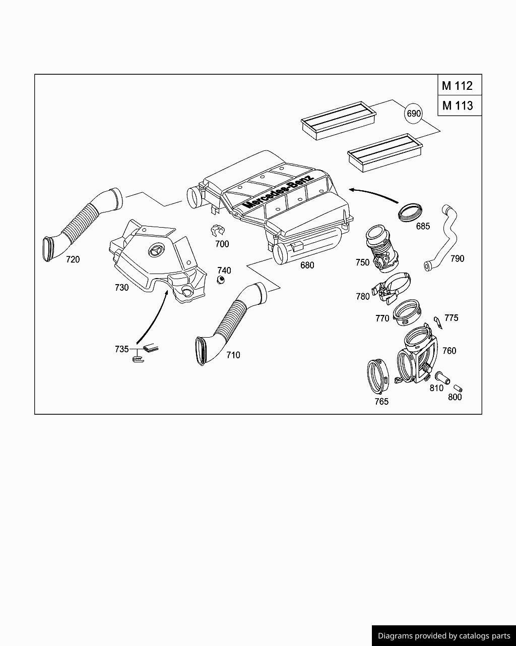 Car part diagram