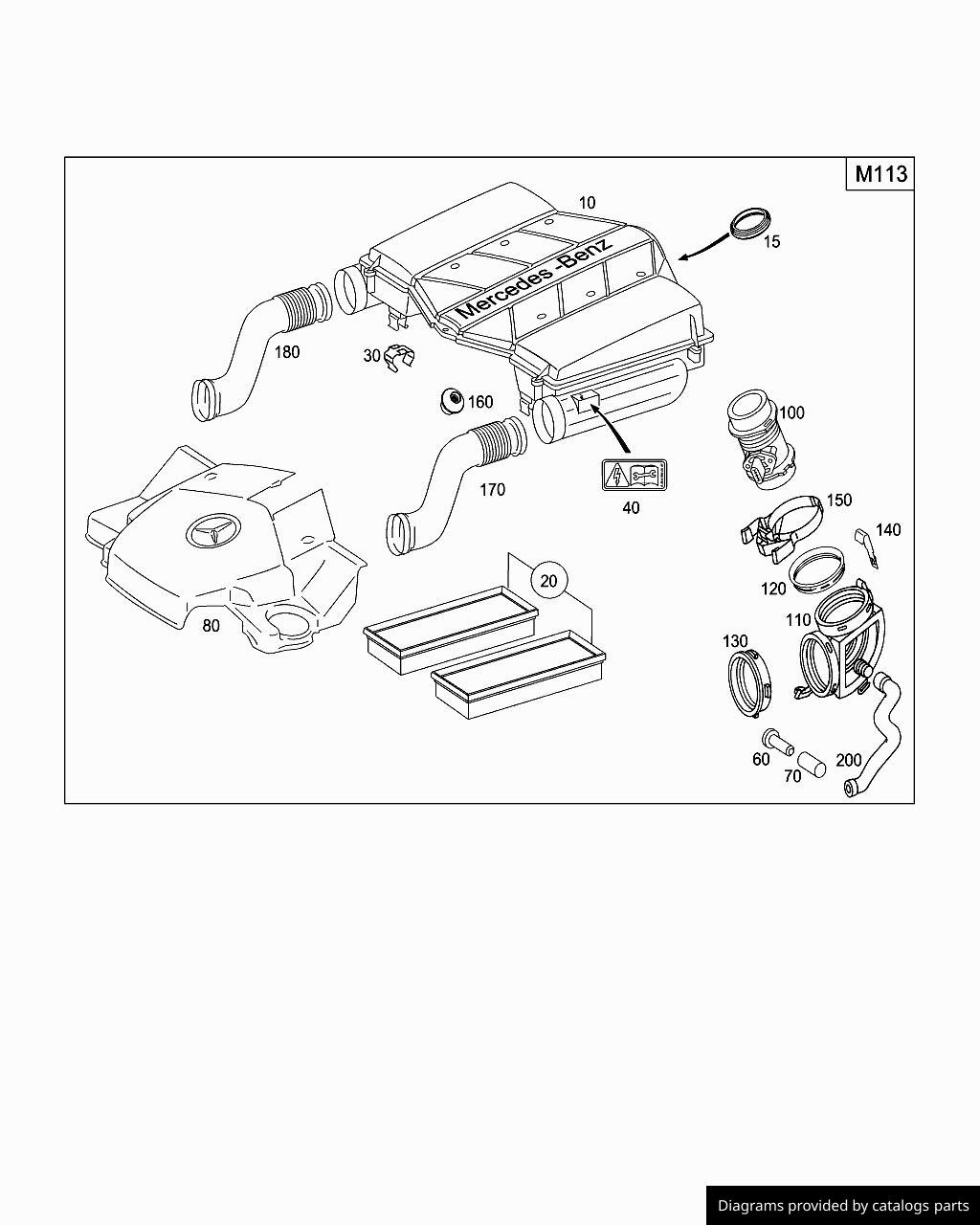 Car part diagram