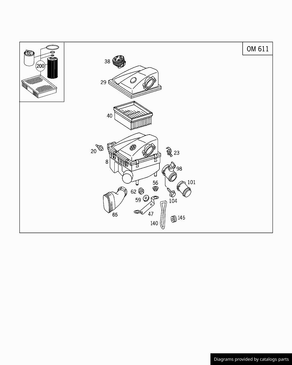 Car part diagram