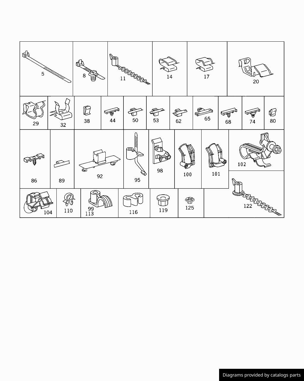 Car part diagram