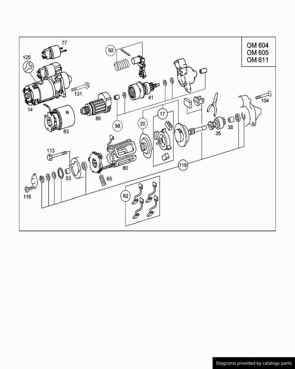 Car part diagram