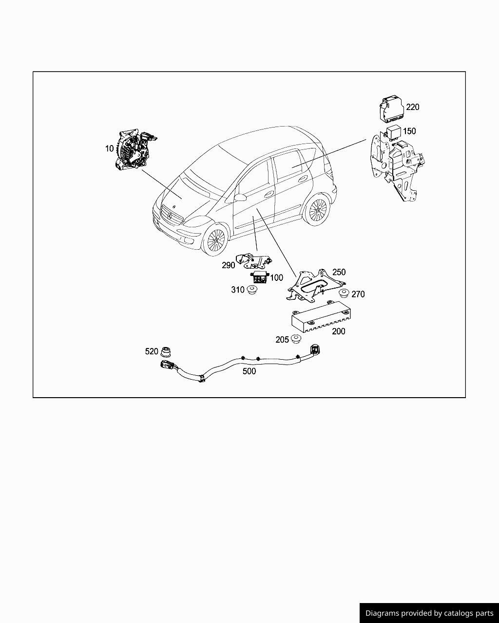 Car part diagram