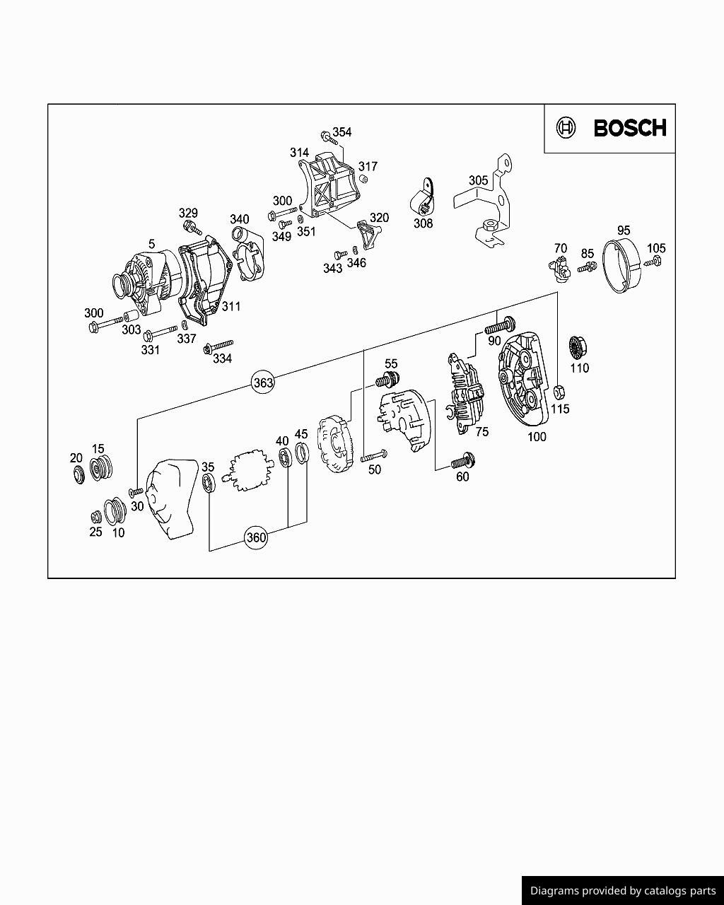 Car part diagram