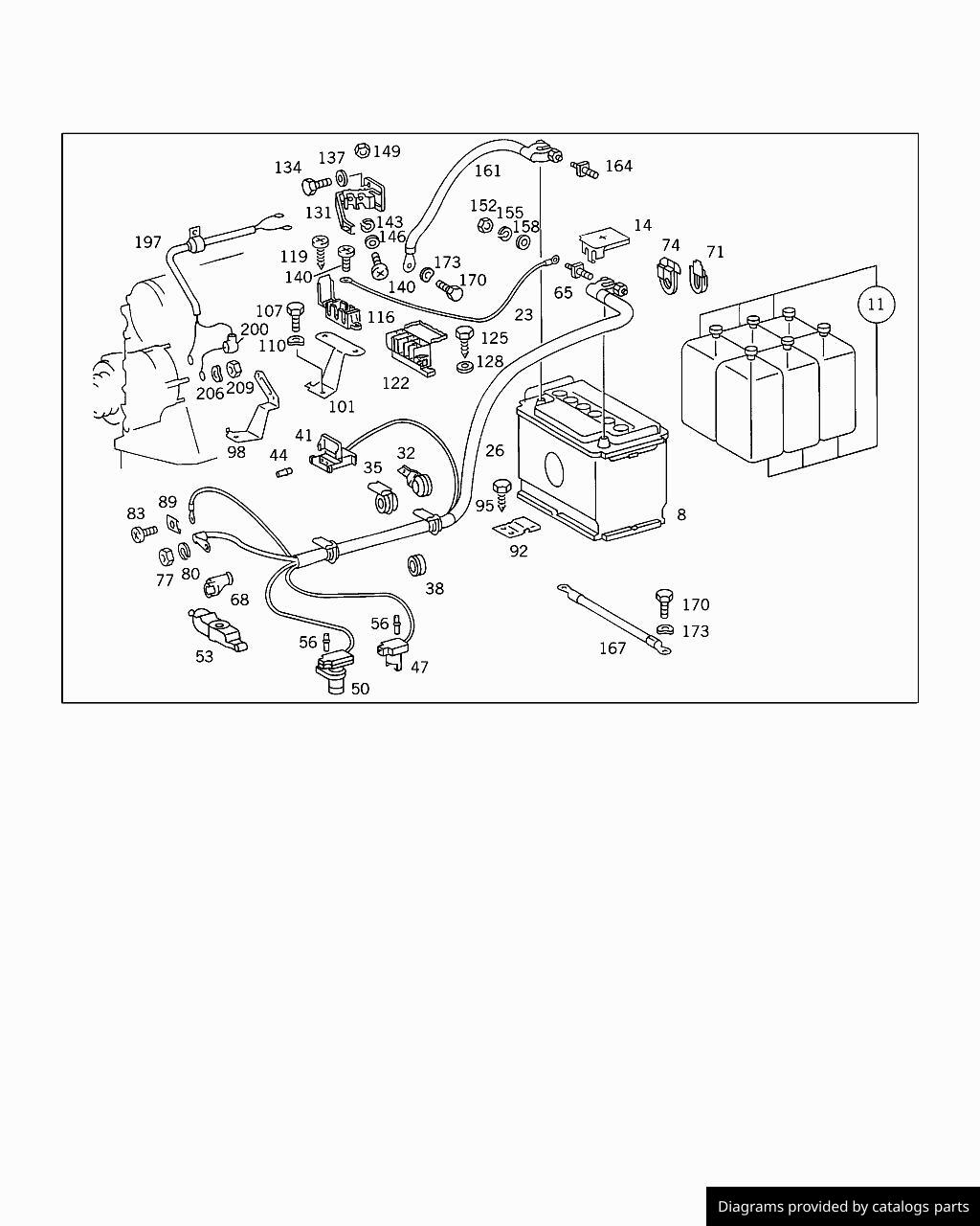 Car part diagram