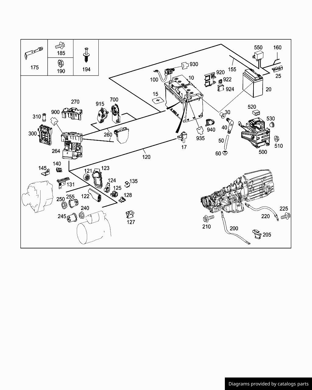 Car part diagram