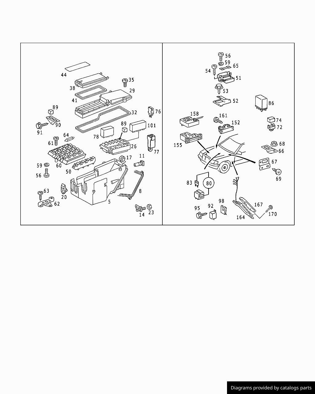 Car part diagram